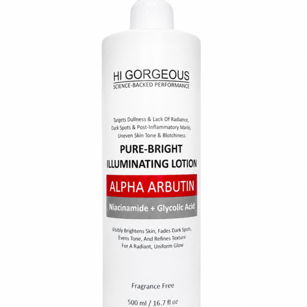 Hi Gorgeous pure bright illuminating Body Lotion (Alpha arbutin/ Niacinamide + Glycolic acid) 500ml