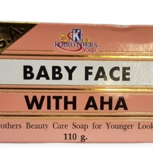 K brothers Baby Face Soap with Aha 110g