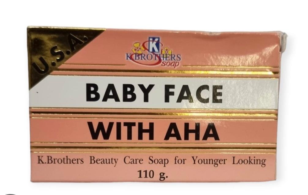 K brothers Baby Face Soap with Aha 110g
