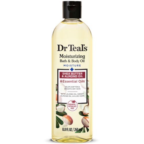 Dr teals moisturizing bath and body oil (Shea butter & almond oil)