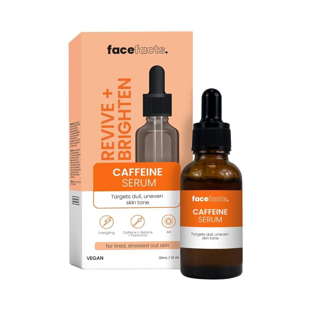 Face facts Revive +Brighten caffeine acid face serum 30ml