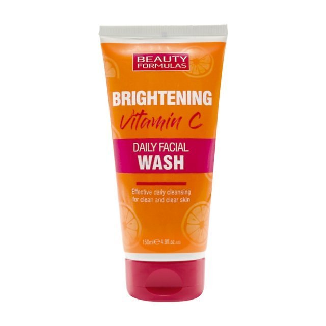 Beauty formulas brightening vitamin C daily face wash 150ml
