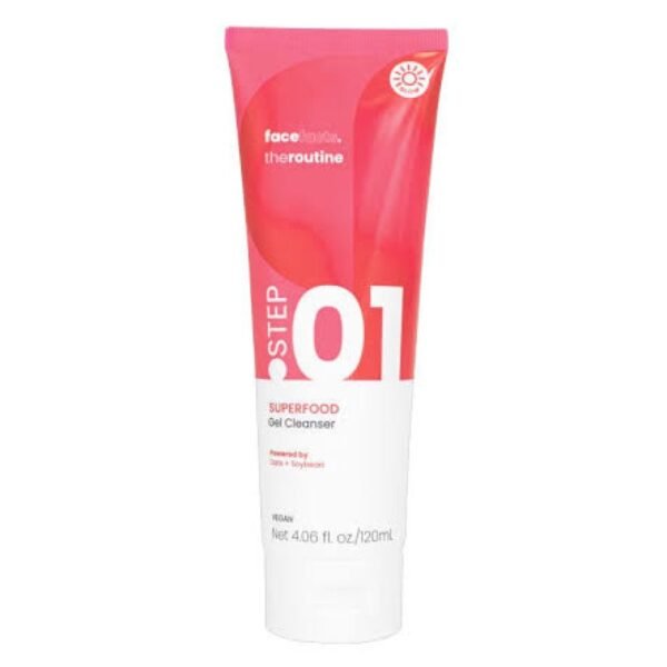 Face facts the routine Step 01 superfood gel cleanser