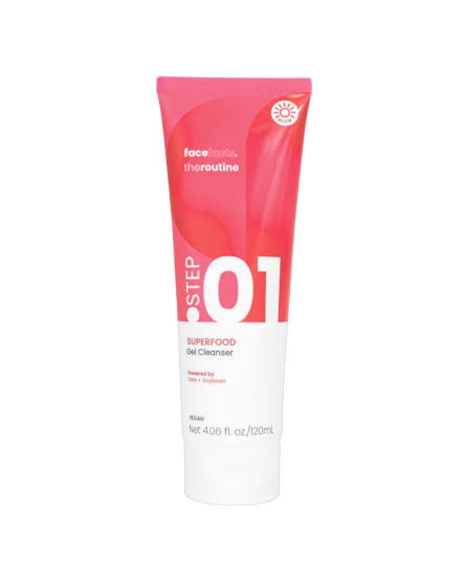 Face facts the routine Step 01 superfood gel cleanser