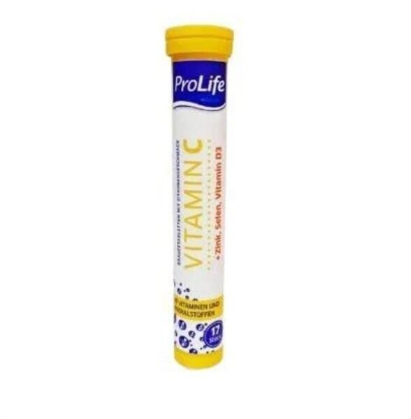 ProLife Vitamin C + Zink, Selen, Vitamin D3 (102g)