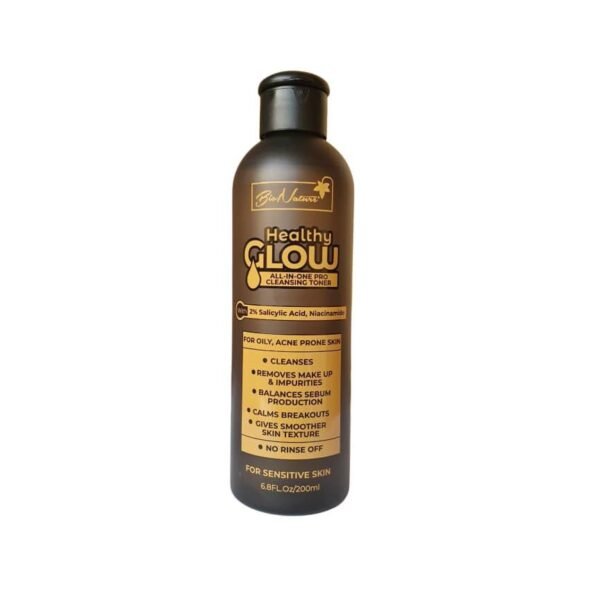 Bio nature healthy glow 2% Salicylic Acid, Niacinamide Cleansing Toner (200ml)