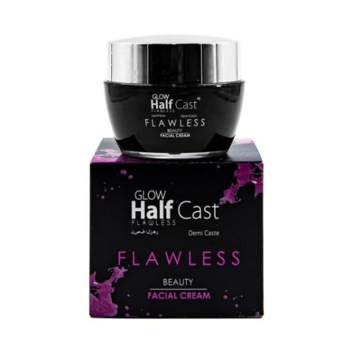 Half cast Flawless facial cream 30g