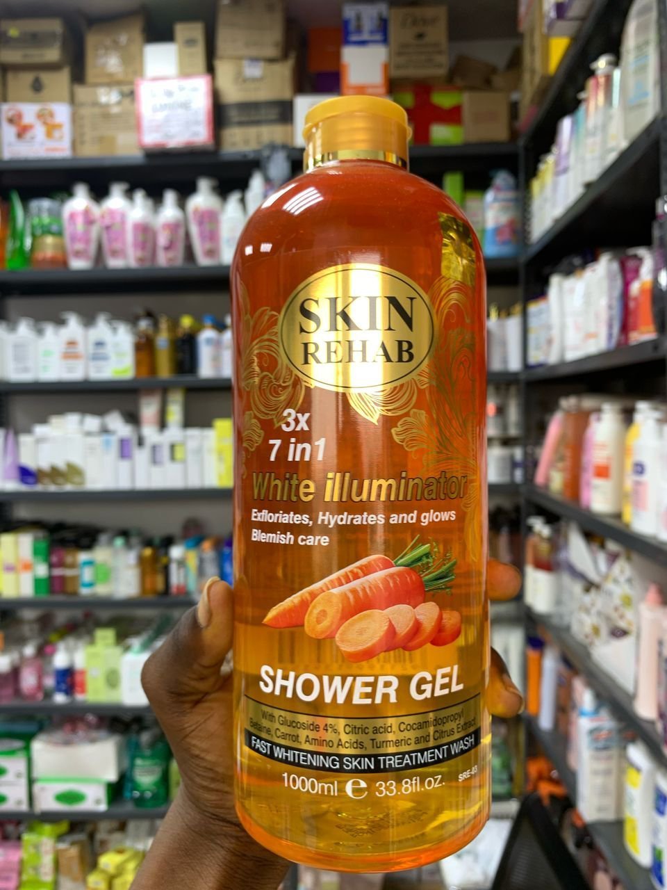 Skin Rehab 7 in 1 white illuminator shower gel (1000ml)