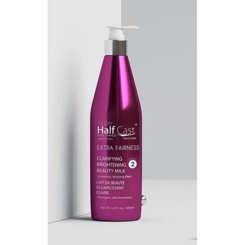 Glow Half Cast Extra Fairness Beauty Milk Body Lotion (450ml)
