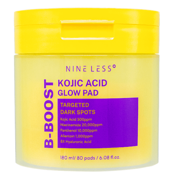 Nineless kojic acid glow pad