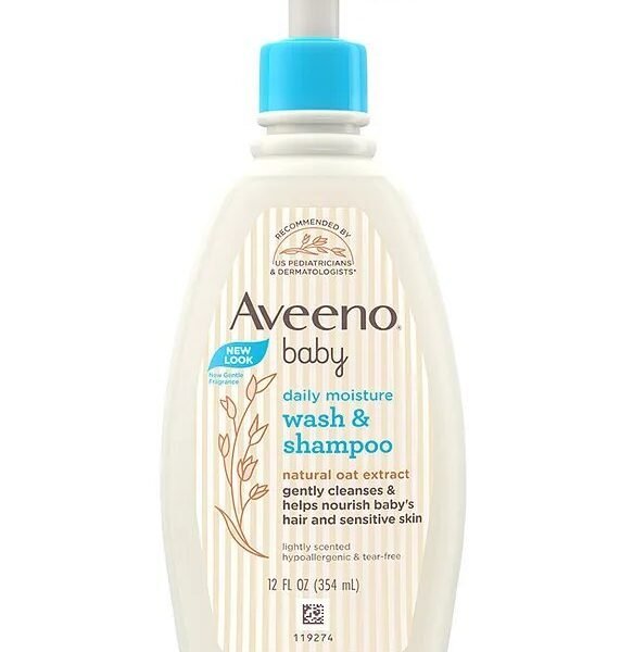 Aveeno baby daily moisture wash & shampoo(532ml)