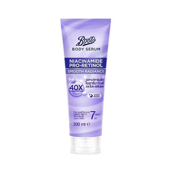 Boots Body Serum Niacinamide Pro_Retinol smooth radiance 200ml