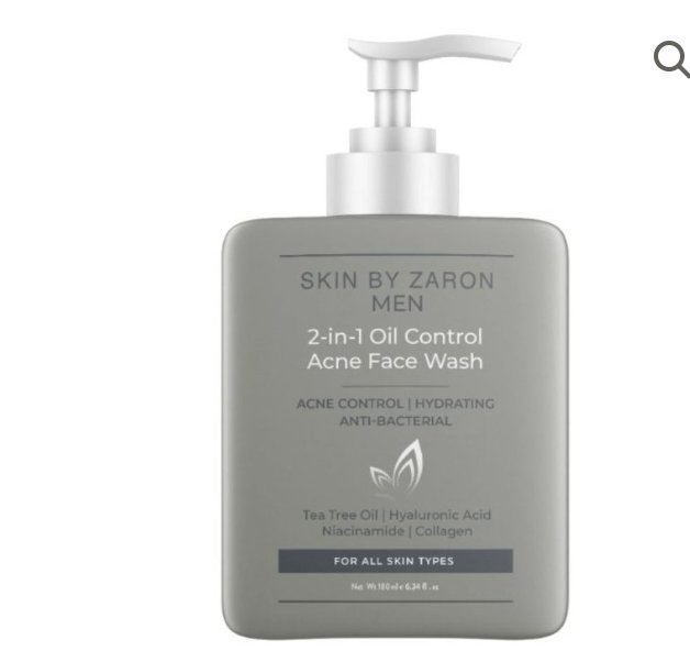 Skin by Zaron Men 2 in 1 oil control Acne face wash 180ml