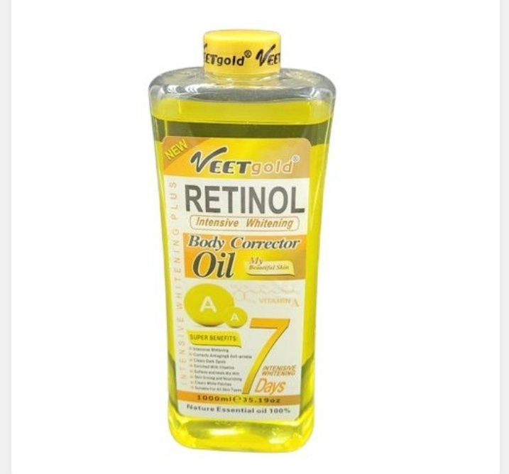 Veet Gold Retinol body correcting oil 1000ml