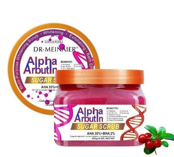 Dr meinaier alpha arbutin sugar scrub 650g