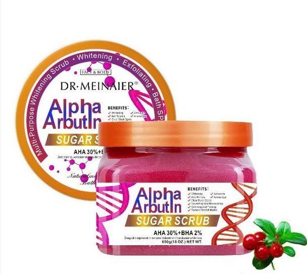 Dr meinaier alpha arbutin sugar scrub 650g