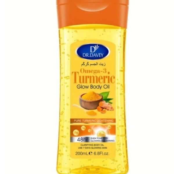 Dr Davey Omega_3 Tumeric Glow body oil 200ml
