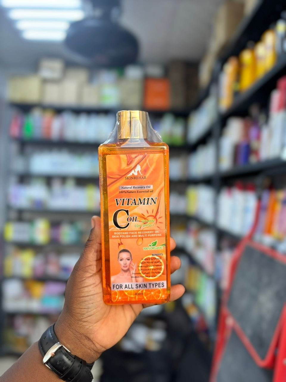Skin Rehab Vitamin C Body and Face Recovery Oil (400ml)