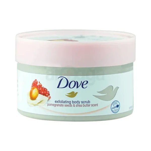 Dove exfoliating body scrub pomegranate seeds & shea butter scent 225ml