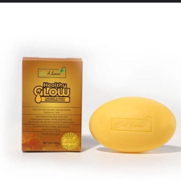 Bio Nature healthy glow Turmeric & Honey Brightening Bar Soap (150g)