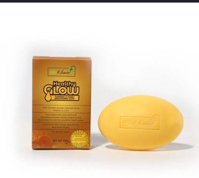 Bio Nature healthy glow Turmeric & Honey Brightening Bar Soap (150g)