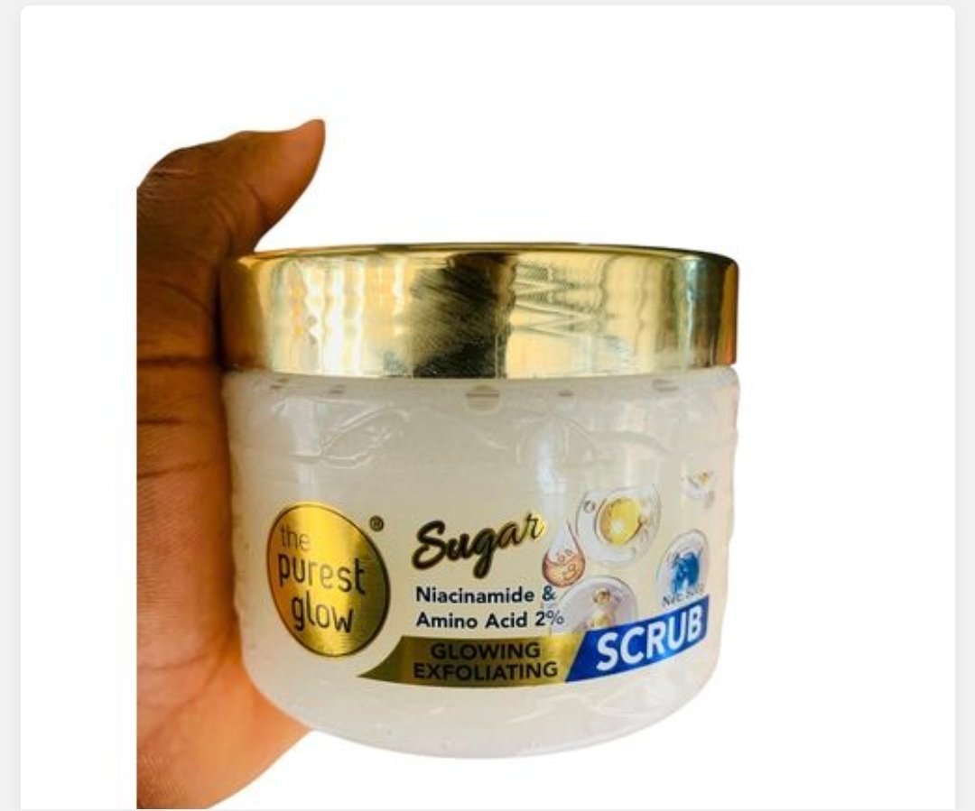 The purest Glow Niacinamide & Amino acid 2% Sugar Glowing Exfoliating Scrub 500g