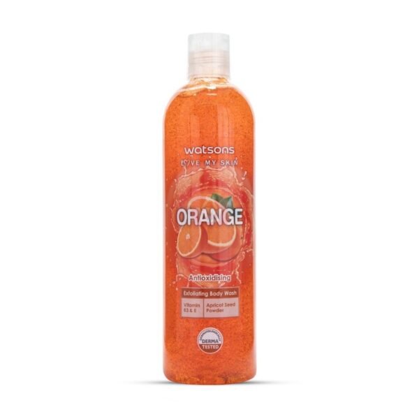 Watsons Orange Antioxidising Exfoliating Body Wash 410ml