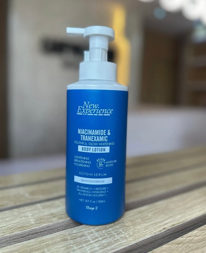 New Experience Niacinamide & Tranexamic Youthful Glow Whitening Body Lotion 500ml