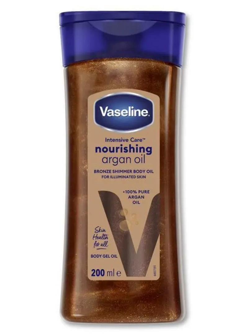 Vaseline intensive Care nourishing argan oil bronze shimmer body oil 200ml