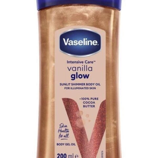 Vaseline intensive Vanilla glow sunlit shimmer body oil 200ml