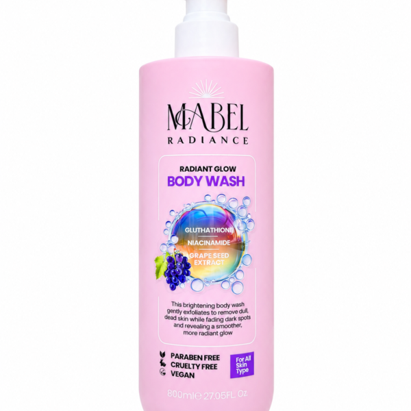 Mabel radiance radiant glow body wash 800ml