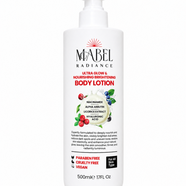 Mabel radiance ultra glow & nourishing brightening body lotion