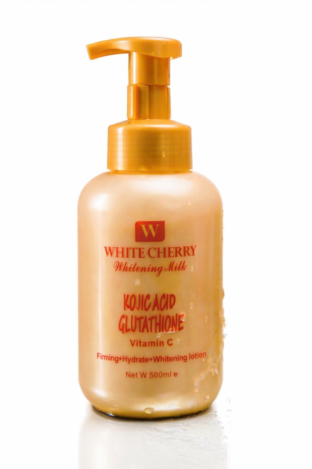 White Cherry Whitening Milk Kojic Acid Glutathione Vitamin C lotion 290ml