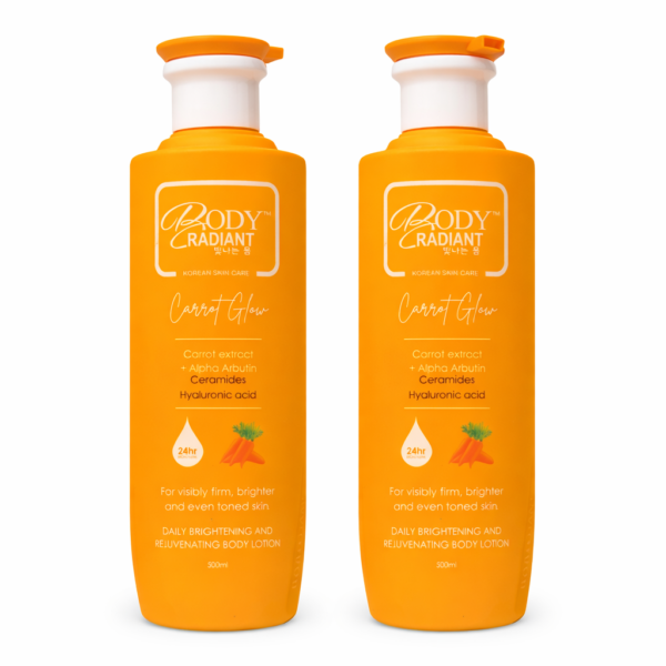 Body Radiant Carrot Glow – Daily Brightening and Rejuvenating Body Lotion (500ml)