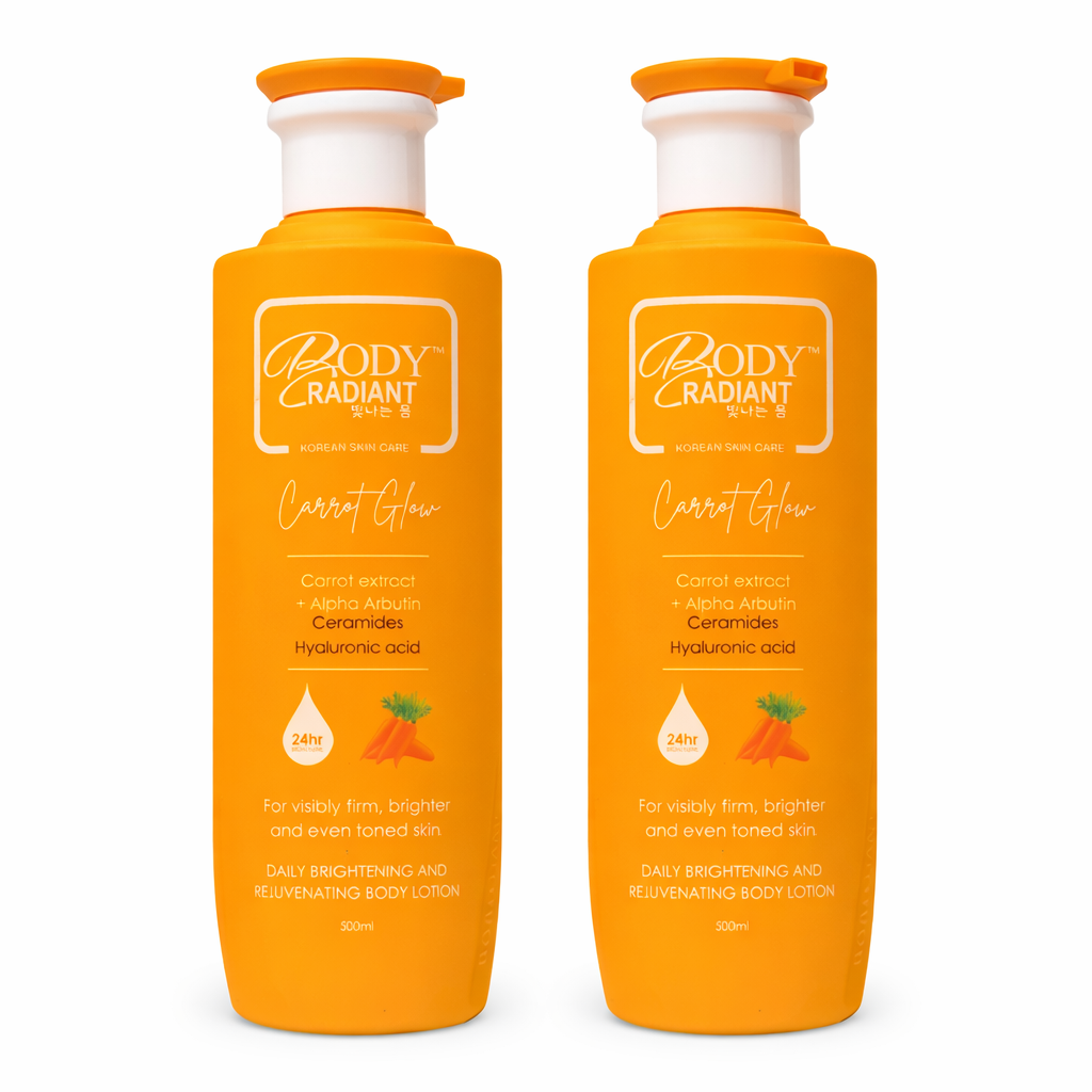 Body Radiant Carrot Glow – Daily Brightening and Rejuvenating Body Lotion (500ml)