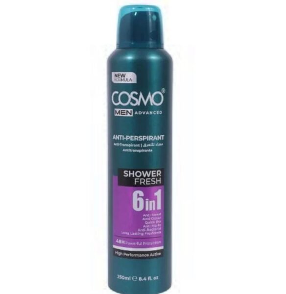 Cosmo Advanced Men Anti Perspirant Shower Fresh 250ml
