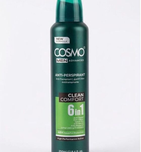 Cosmo Advanced Men Clean Comfort Anti Perspirant 6 in 1 250ml