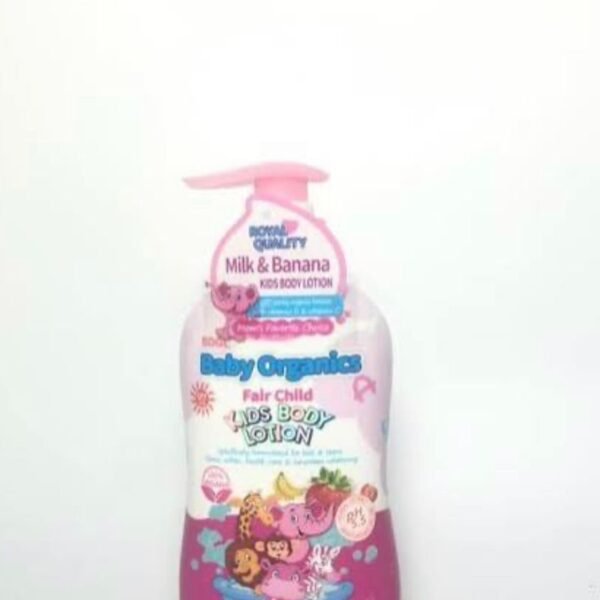 Baby organics fair child kids body lotion (milk & banana)|500ml