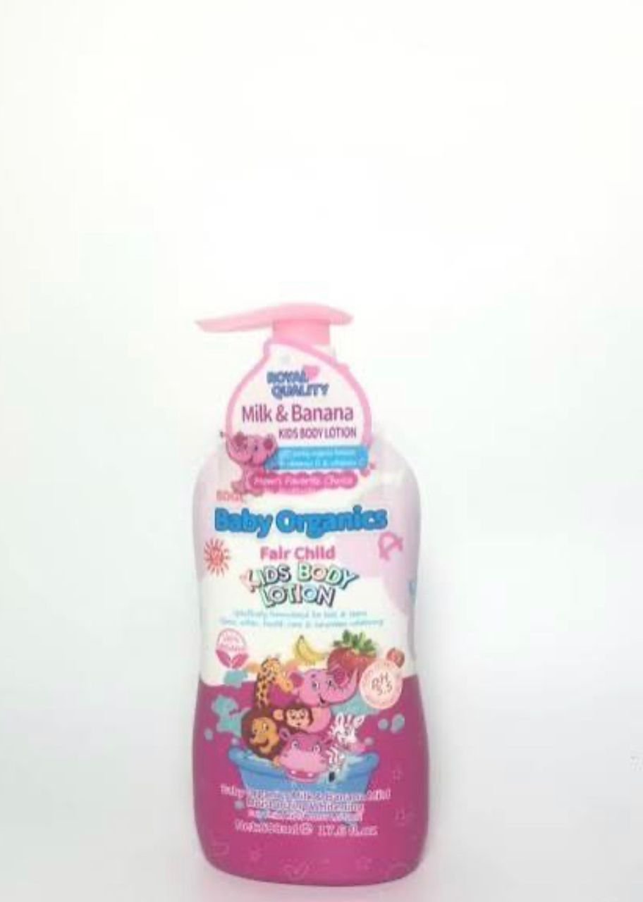 Baby organics fair child kids body lotion (milk & banana)|500ml