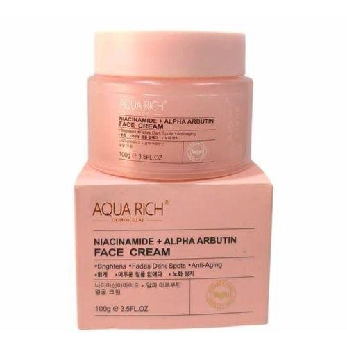 Aqua rich Niacinamide + alpha arbutin face cream