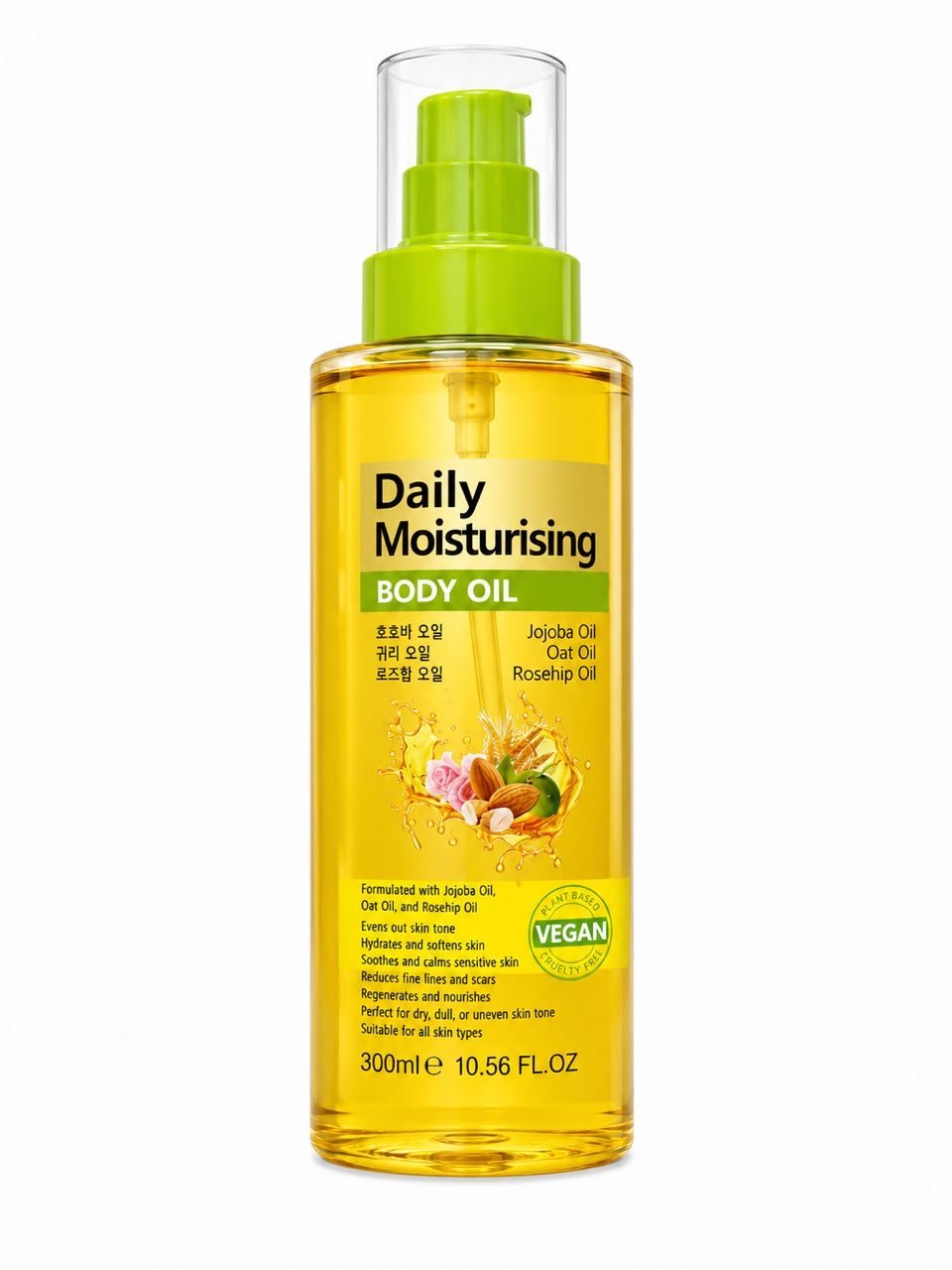 Aqua rich daily moisturizing Body Oil 300ml / 10.14 fl. Oz.