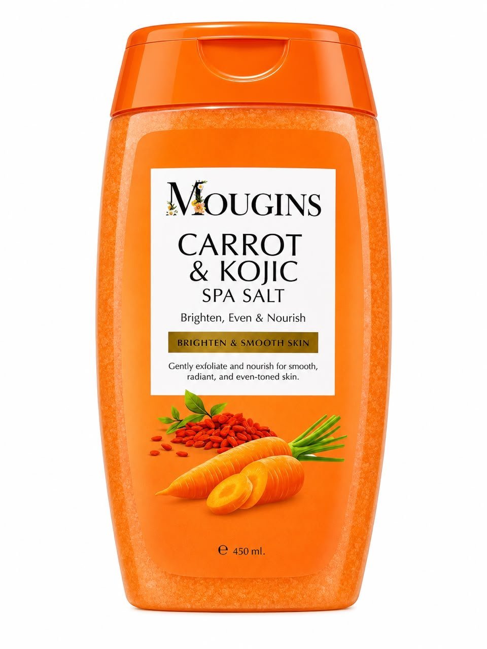 Mougins Carrot & Kojic Spa Salt Scrub 450ml