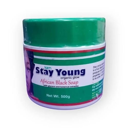Stay Young Organic Glow African Black Soap 500g