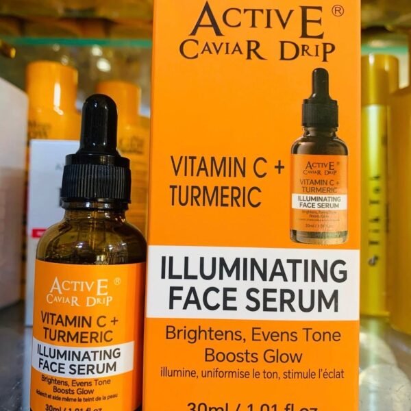 Active Caviar Drip Vitamin C + Turmeric Illuminating Face serum 30ml