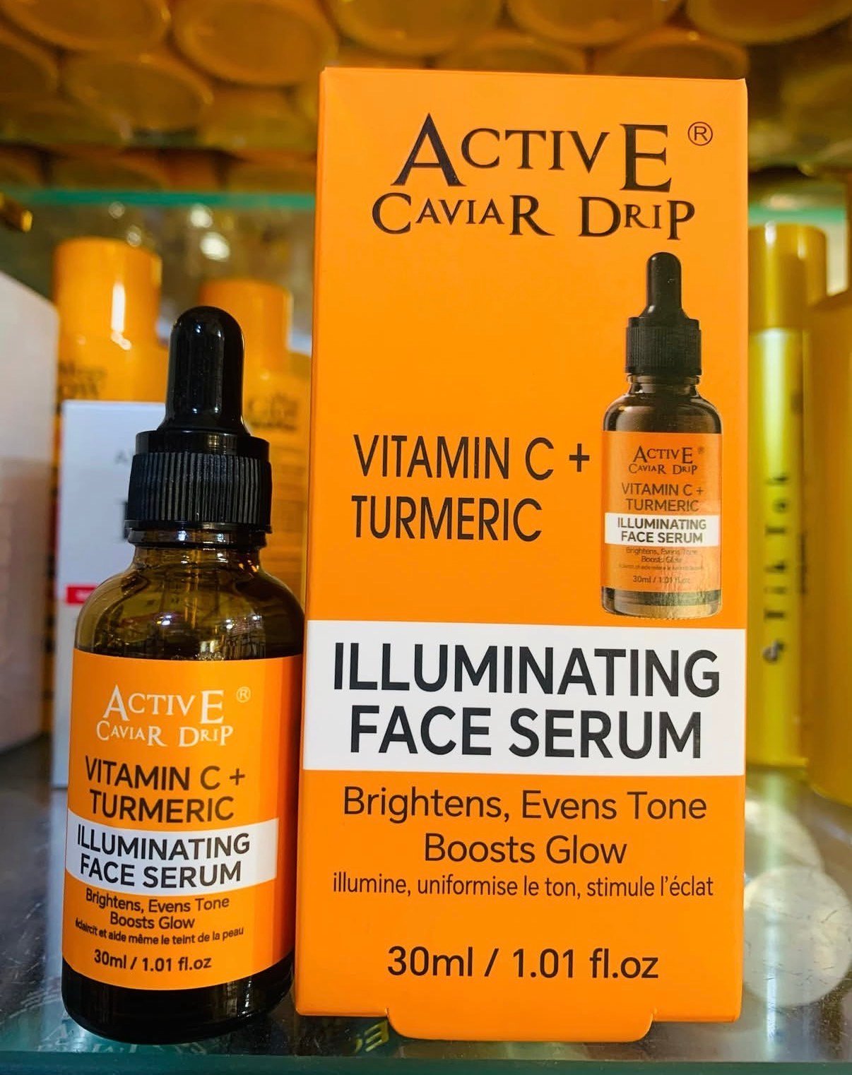 Active Caviar Drip Vitamin C + Turmeric Illuminating Face serum 30ml