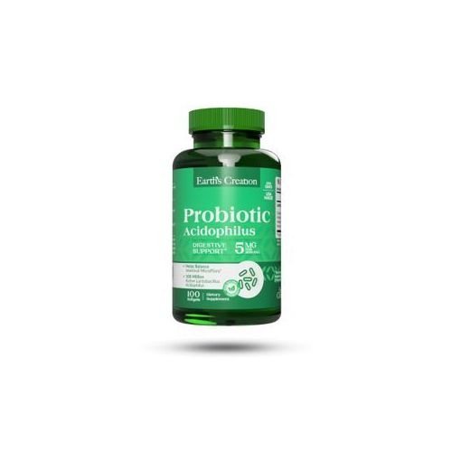Earth's Creation Probiotic Acidophilus -100 Million Live Cultures –100 Tabs