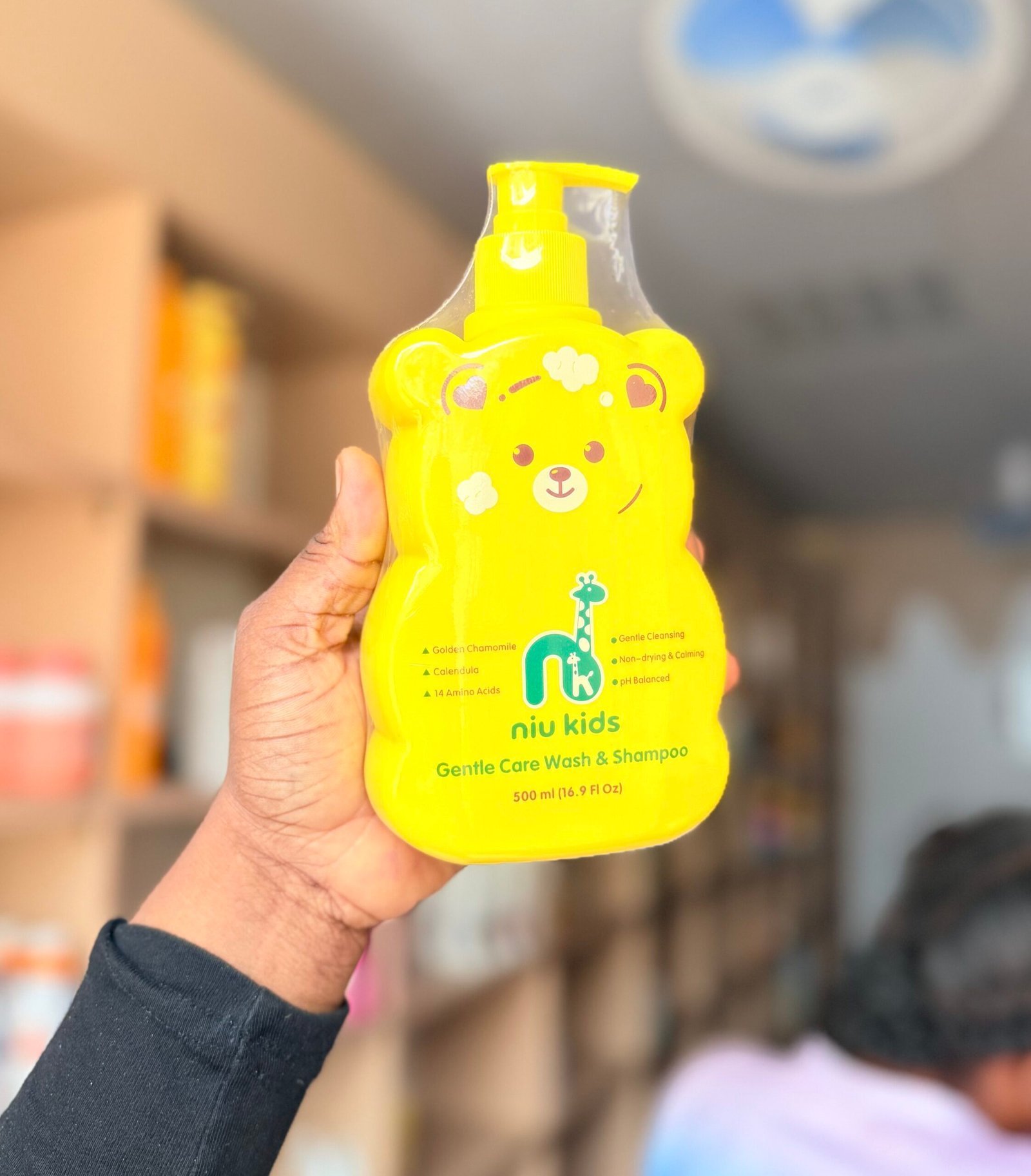Niu Kids Gentle Care Wash & Shampoo Two in One 500ml