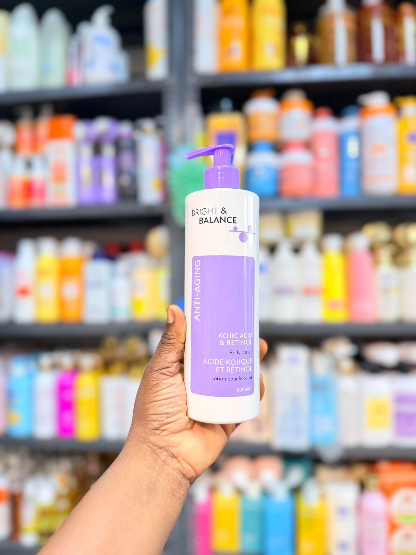 Bright & Balance Anti -Aging Kojic Acid & retinol Body lotion 500ml