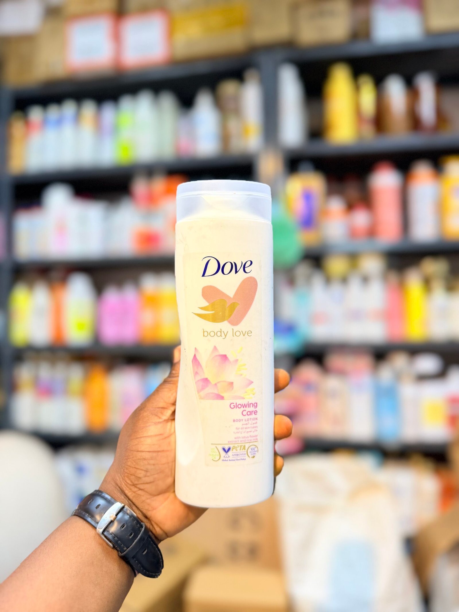 Dove glowing care body lotion 400ml - local Nig🇳🇬