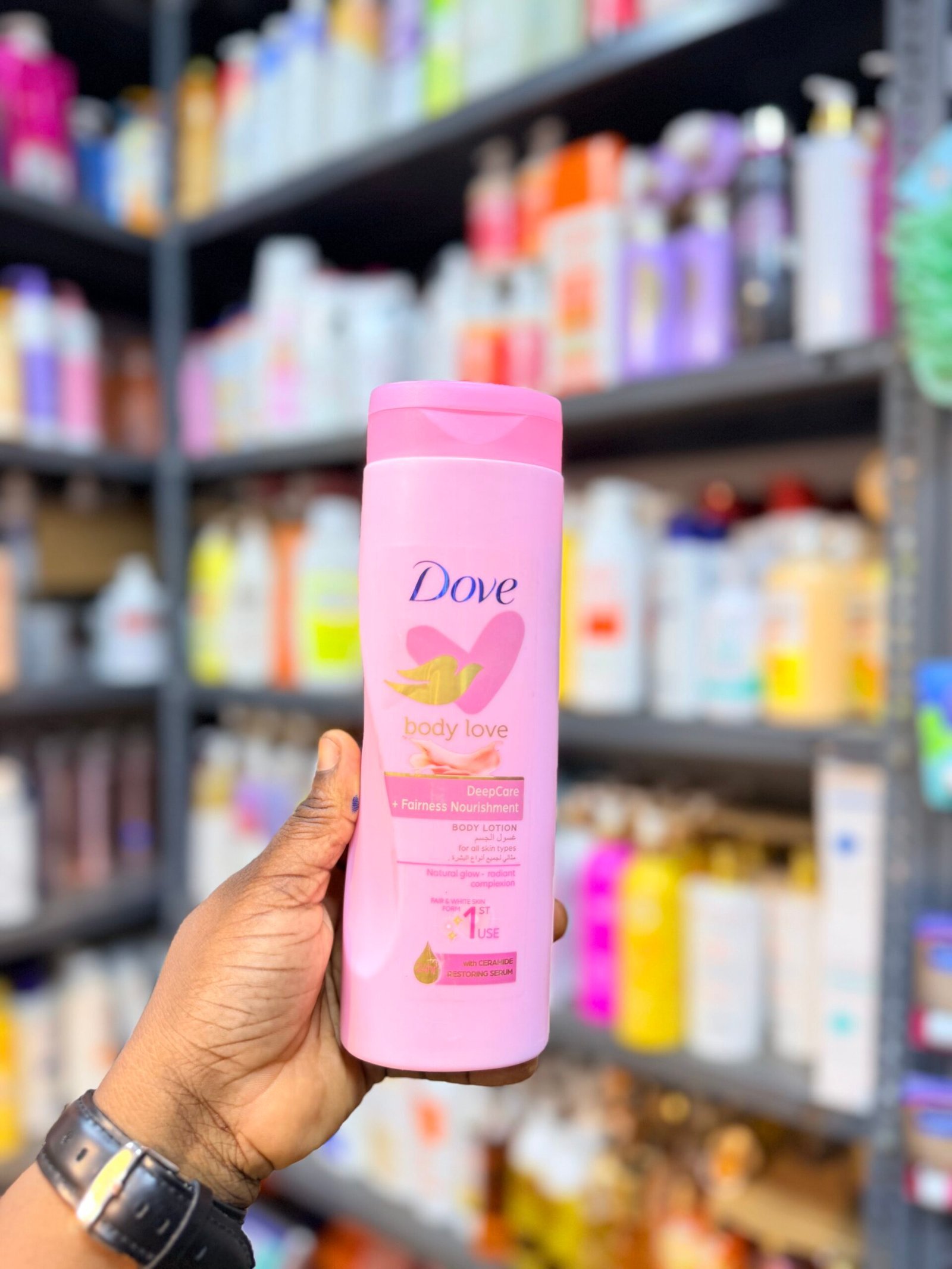 Dove deep care + Fairness nourishment body lotion 400ml ~pink Local Nig🇳🇬